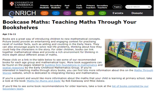 Bookcase Maths 497X309