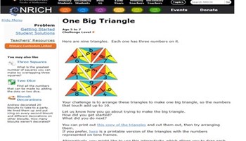 One big triangle Image