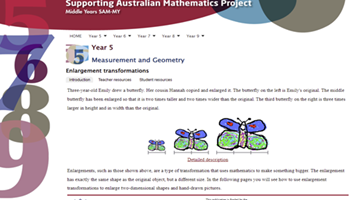 Enlargement transformations: Year 5 Image