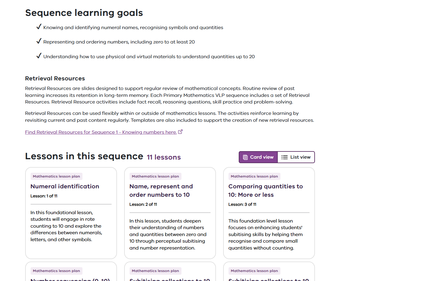 Knowing numbers - Level Foundation Image