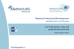 Scale factors, ratio and proportional reasoning Image