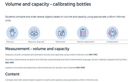 Volume and capacity – calibrating bottles Image