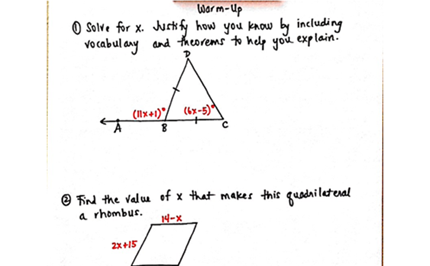 Discovering triangle congruence shortcuts  Image