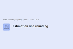 Estimation and rounding Image