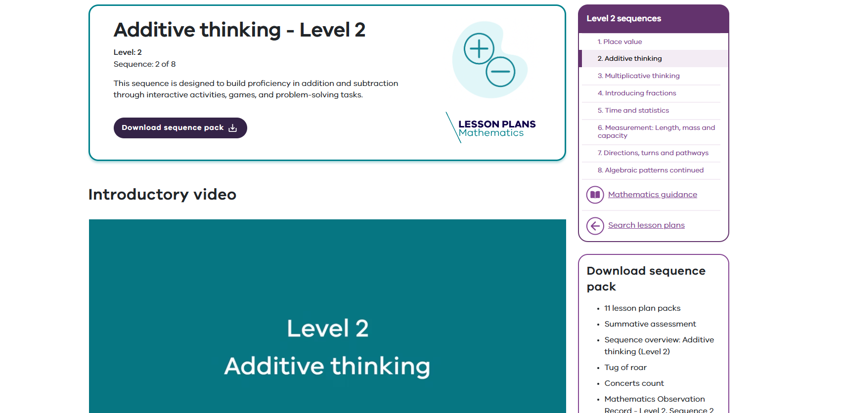 Additive thinking - Level 2 Image