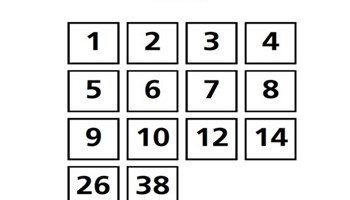 Assessment: Number tiles Image