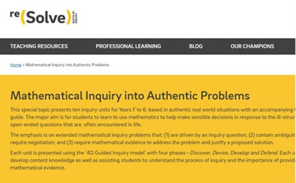 reSolve Authentic Inquiry Image