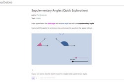 Supplementary angles  Image