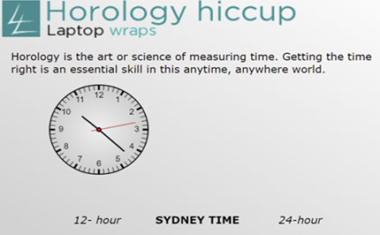 Horology hiccup Image