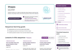 Shapes (7 lessons) Image