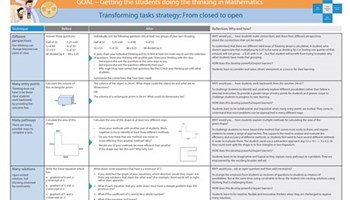 Transforming tasks strategy: from closed to open Image