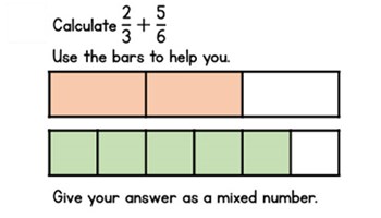 Assessment: Adding fractions Image