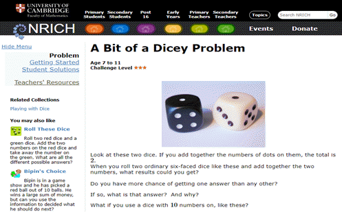 A bit of a dicey problem Image
