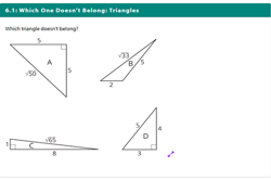 Finding side lengths of triangles Image