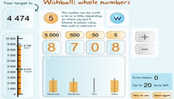 Wishball: Whole numbers Image
